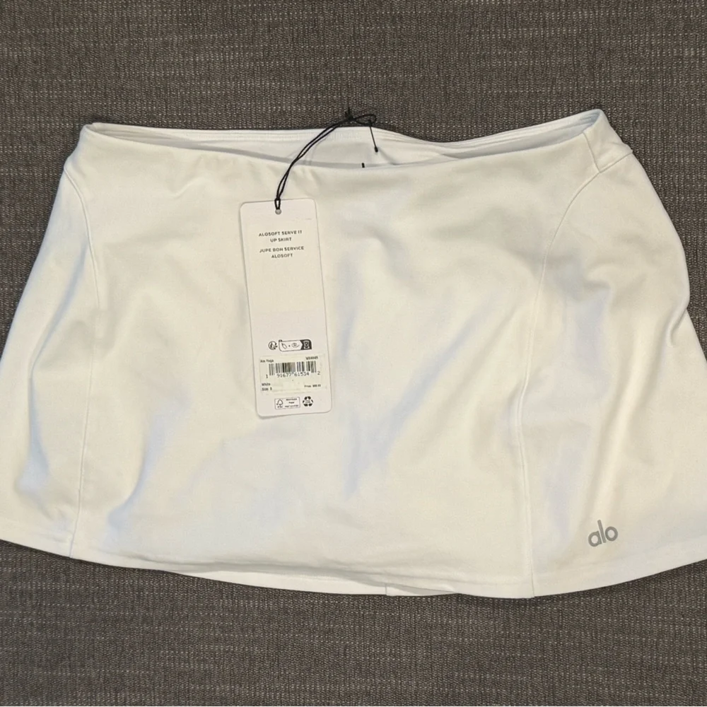 NEW ALO Yoga White Skirt